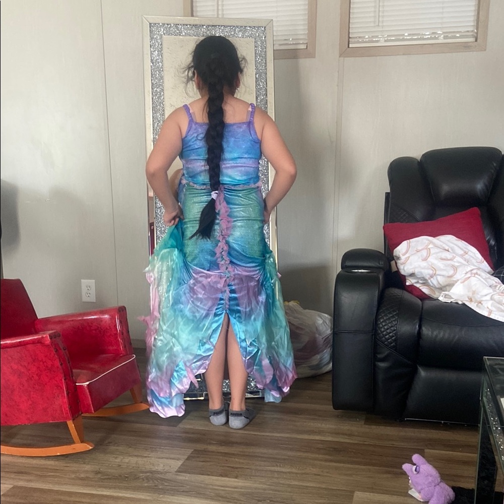 Colorful Tie-Dye Dress